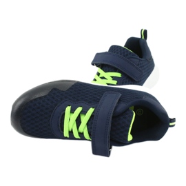 NEWS Sapatos esportivos para velcro azul marinho/verde notícias 20Z55-2312 4