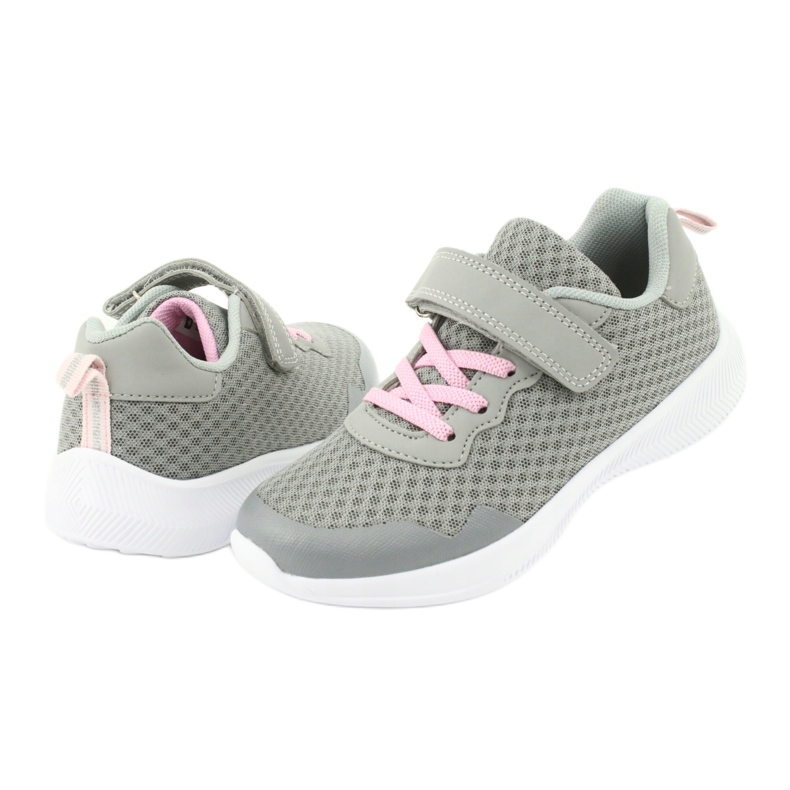 Evento 20DZ55-2312 Sports Sports para velcro cinza-rosa 3