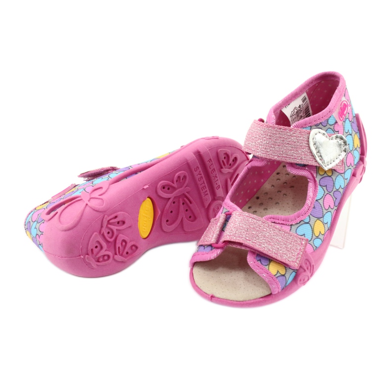 Calçado infantil amarelo Befado 342P014 rosa 4