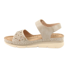 Evento Sandálias bege confortáveis ​​20SD98-1601 1
