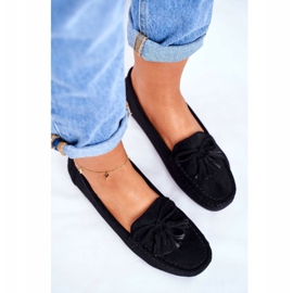 EVE Mocassim feminino camurça 20PB35-2003 preto Donna Mia 1