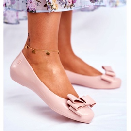 Bailarinas de borracha perfumadas femininas ZAXY rosa claro FF285058 1