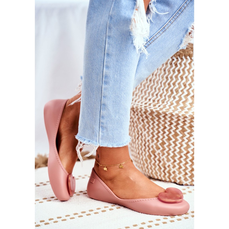 Bailarina de borracha perfumada feminina ZAXY rosa FF285052 2