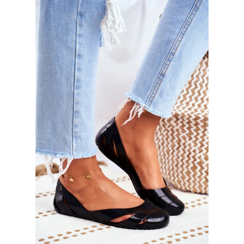 Bailarina de borracha perfumada feminina ZAXY preto FF285053 1