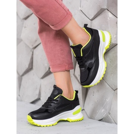 SHELOVET Tênis esportivos pretos 1