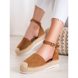 SHELOVET Alpercatas Openwork marrom 1