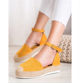 SHELOVET Alpercatas Openwork amarelo 2 SHELOVET Alpercatas Openwork amarelo 2