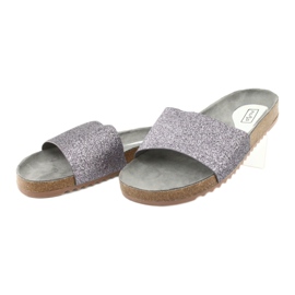 Filippo Silver Profiled Women Flip Flips DK1373/20 cinza 2