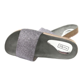 Filippo Silver Profiled Women Flip Flips DK1373/20 cinza 3