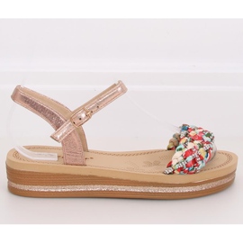 Sandálias femininas Champagne CK151P Champagne rosa 2