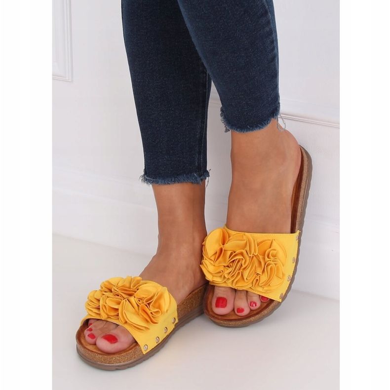 Sapatilhas de mel feminino F191 amarelas amarelo 2