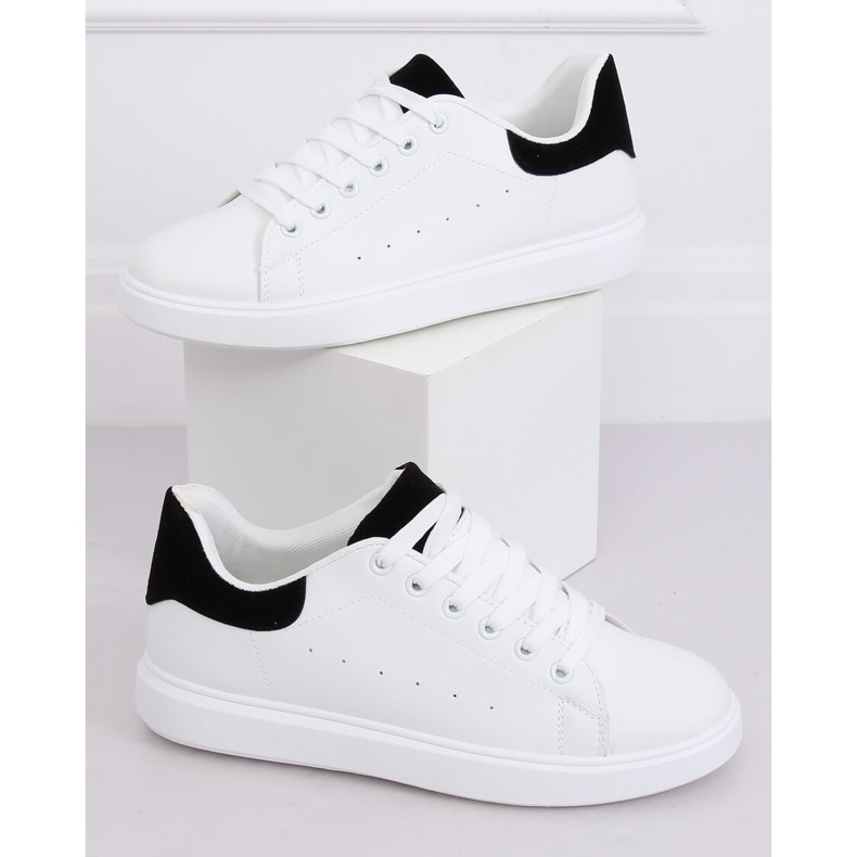 Tênis feminino branco LA85P preto 1