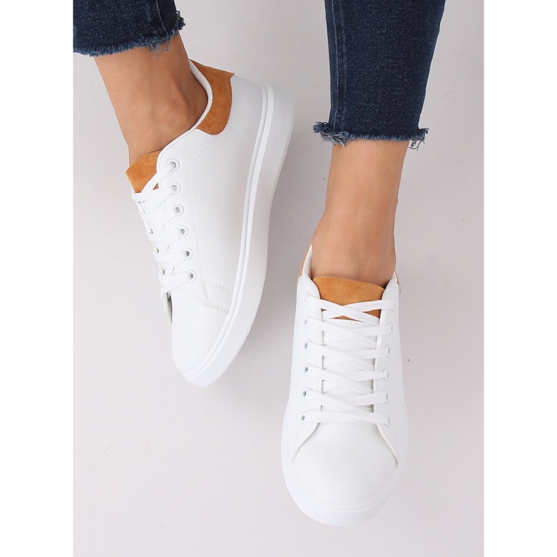 Tênis feminino branco LA85P Camel 2