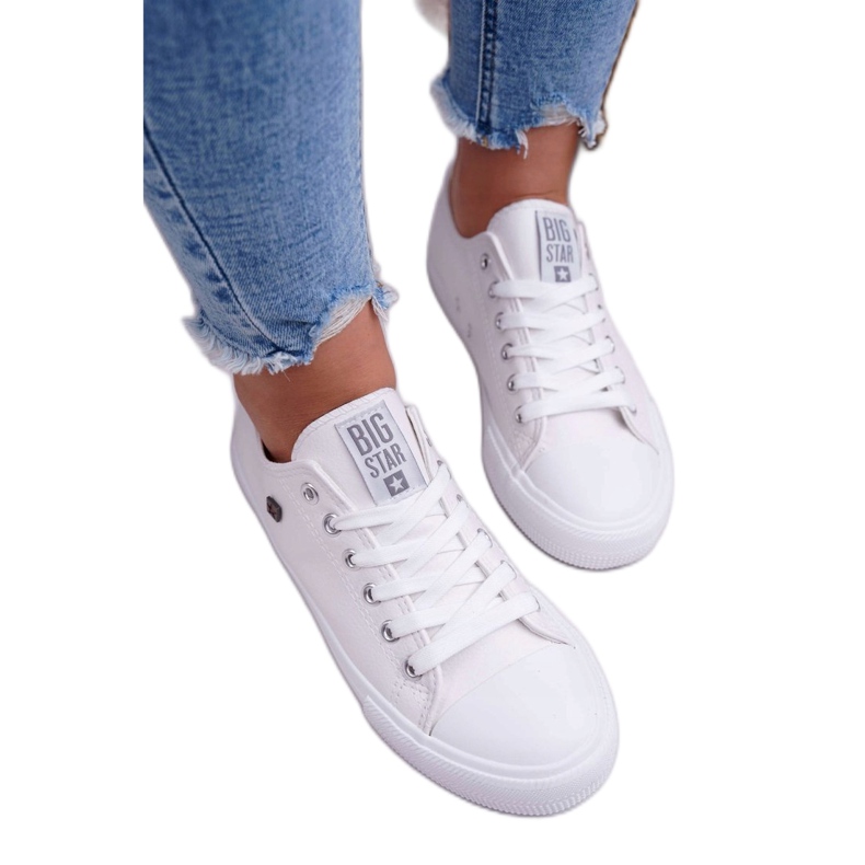 Tênis feminino Big Star White V274869 branco 3