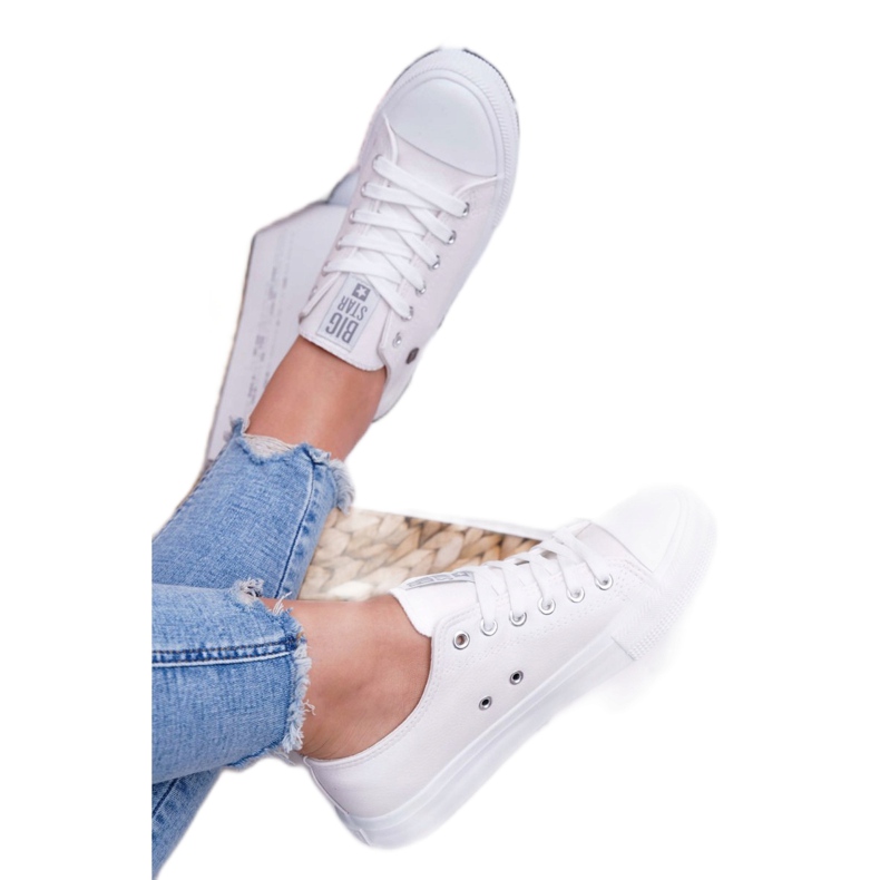 Tênis feminino Big Star White V274869 branco 4