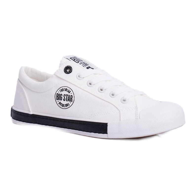 Tênis feminino Big Star White FF274228 branco preto 4