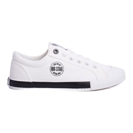 Tênis feminino Big Star White FF274228 branco preto 5