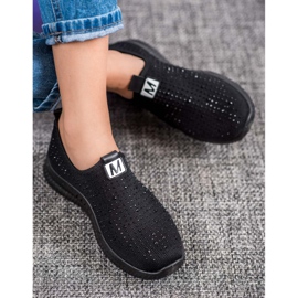 SHELOVET Slipons com cristais preto 1 SHELOVET Slipons com cristais preto 1