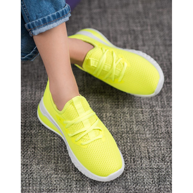 SHELOVET Tênis Têxtil amarelo 1