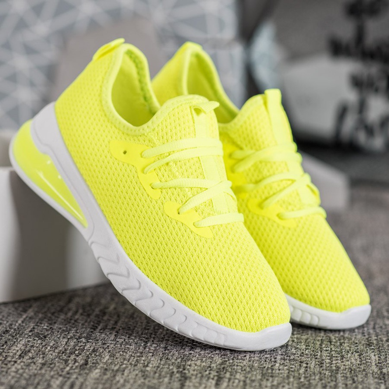 SHELOVET Tênis Têxtil amarelo 2