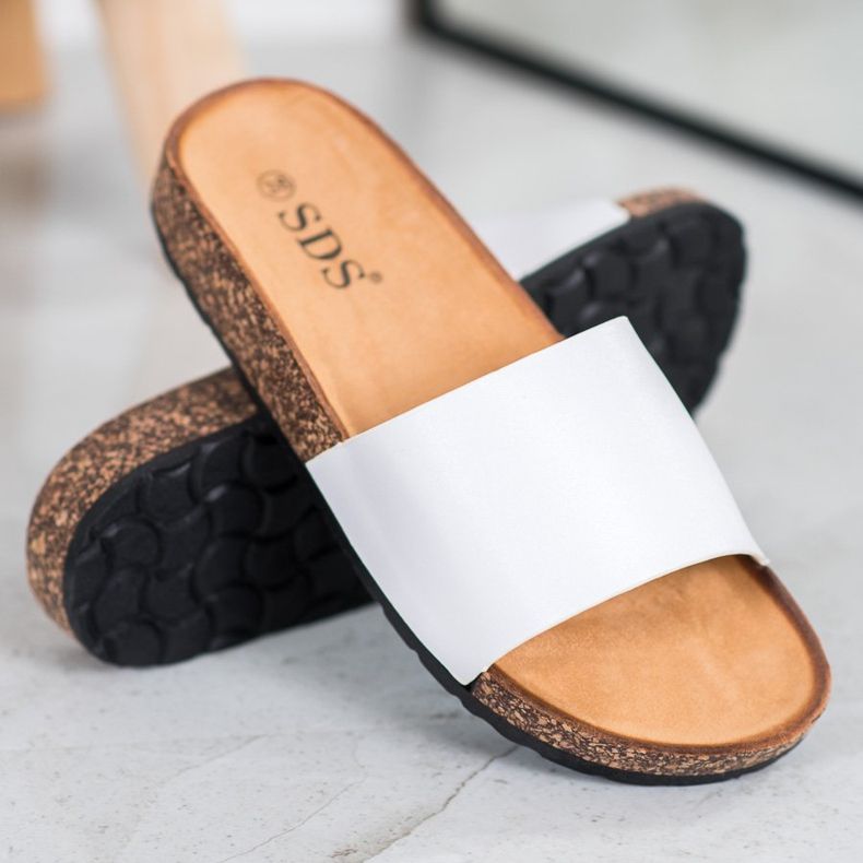 SDS Chinelos clássicos branco 1