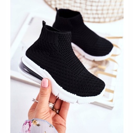 FRROCK Calçados infantis de alto esporte preto Tobi 2