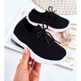 FRROCK Calçado desportivo infantil preto Lena atado 2