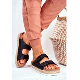 Chinelos femininos Big Star Preto FF274664 2