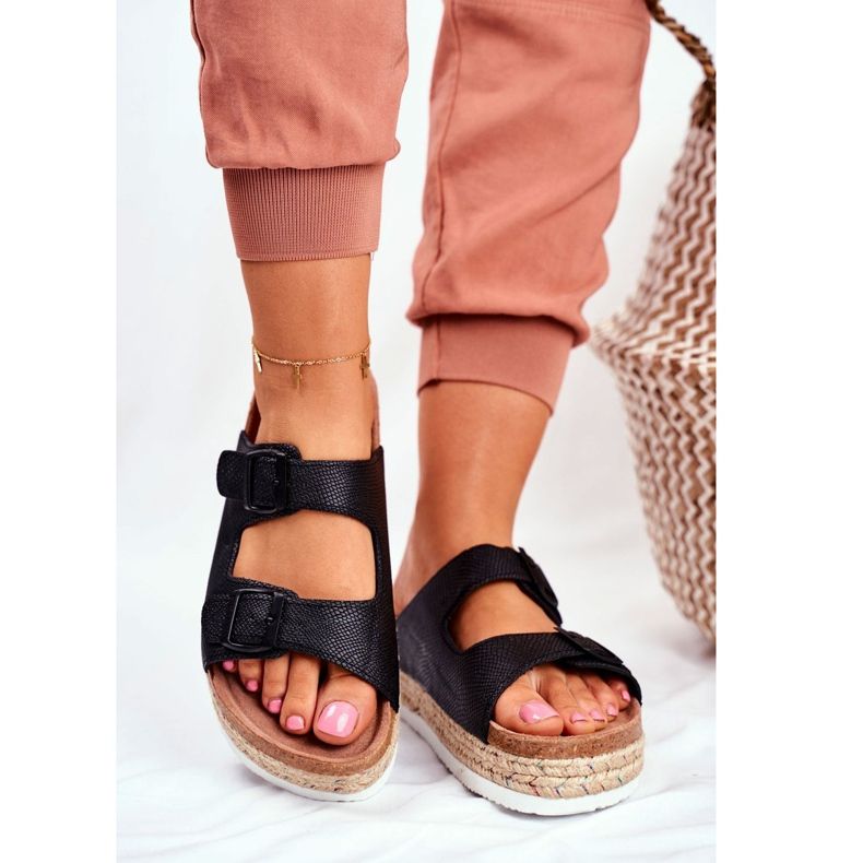 Chinelos femininos Big Star Preto FF274664 1