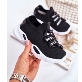 Bartek S.A. Sapatos esportivos infantis Bartek Black T-75203 / W35 preto 2