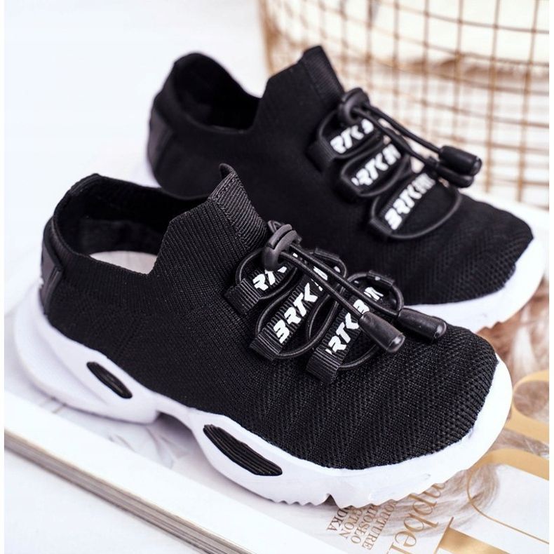 Bartek S.A. Sapatos esportivos infantis Bartek Black T-75203 / W35 preto 1