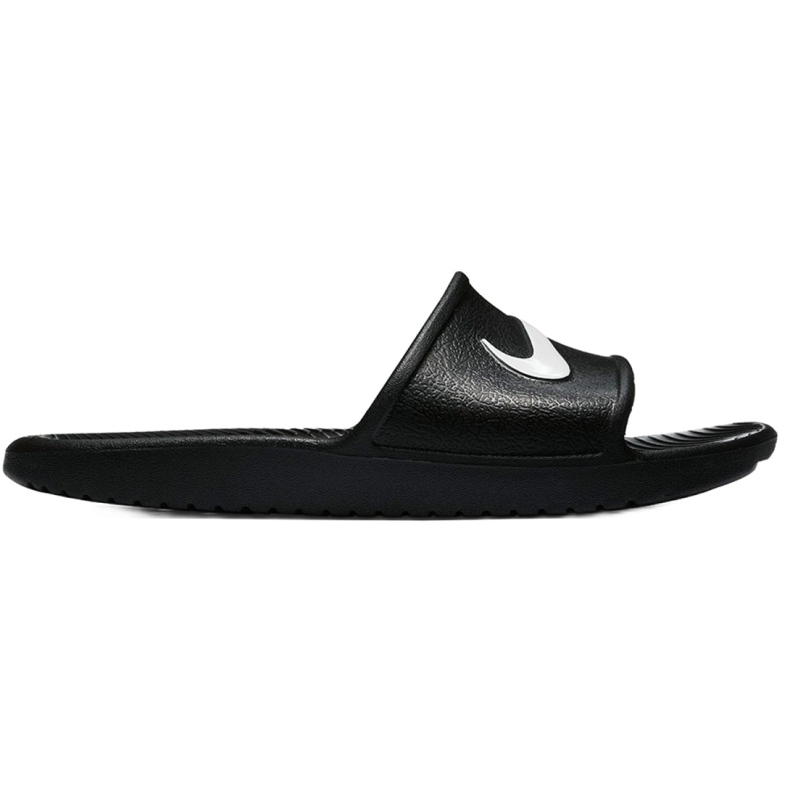 Sandália de banho Nike Kawa M 832655-001 slides branco preto 1