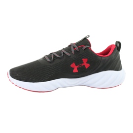 Tênis de corrida Under Armour Charged Will Nm M 3023077-101 preto vermelho cinza 1