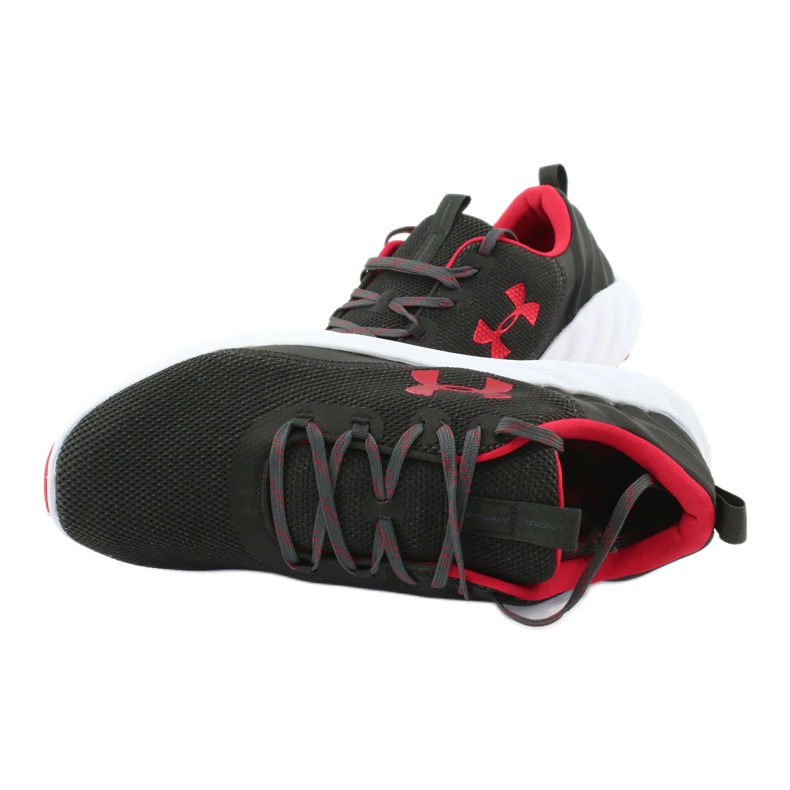Tênis de corrida Under Armour Charged Will Nm M 3023077-101 preto vermelho cinza 4