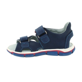 Sandálias de velcro Mazurek 314 azul marinho azul-marinho 1