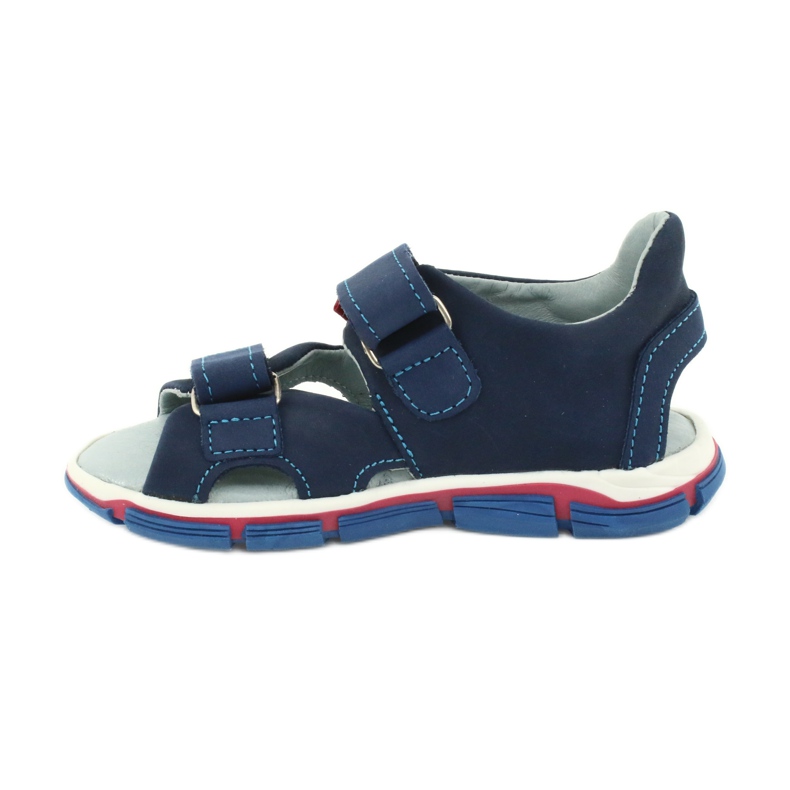 Sandálias de velcro Mazurek 314 azul marinho 1