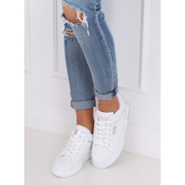 Tênis de cunha prata branco NB337 2