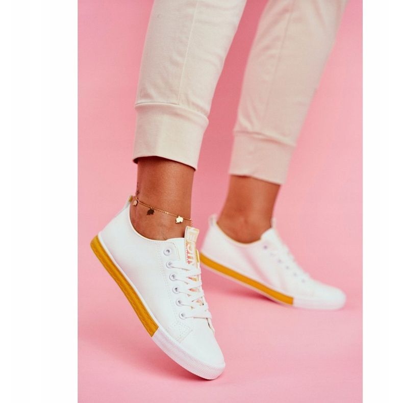 SEA Tênis clássico feminino amarelo Ville 1