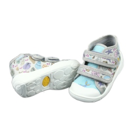 Calçados infantis Befado 212P065 azul cinza 4