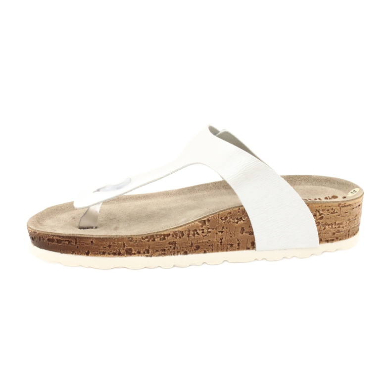 Chinelos anatômicos femininos Inblu NM020 anatômicos branco 1