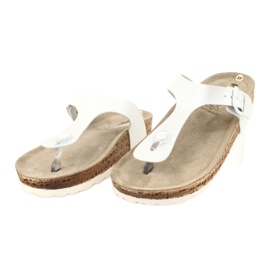 Chinelos anatômicos femininos Inblu NM020 anatômicos branco 2