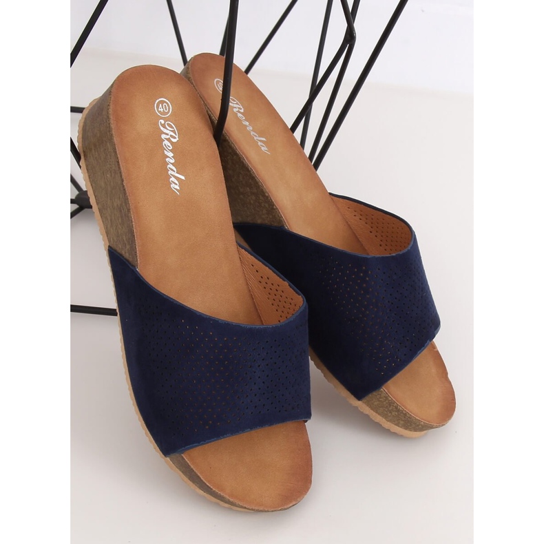 Chinelos azul marinho 10-238 D.BLUE 2