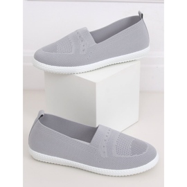Tênis cinza feminino cinza ZK097 Grigio 1