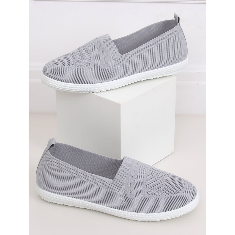 Tênis cinza feminino cinza ZK097 Grigio 1