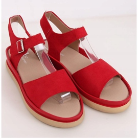 Sandálias femininas vermelhas YJ860 Rosoo vermelho 1
