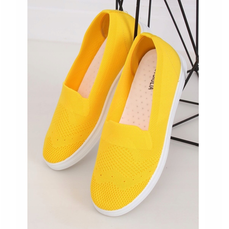 Tênis amarelo para mulher ZK069 Giallo 1