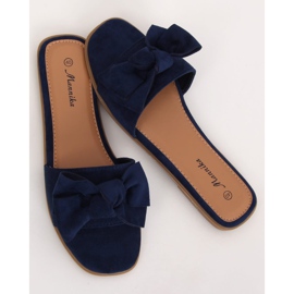 Chinelos femininos azul marinho WL1607 Navy 1