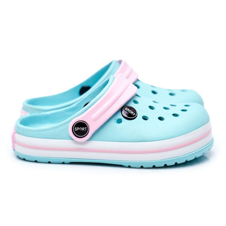 Chinelos para menino, menina, criança, crocodilos de espuma rosa verde 1