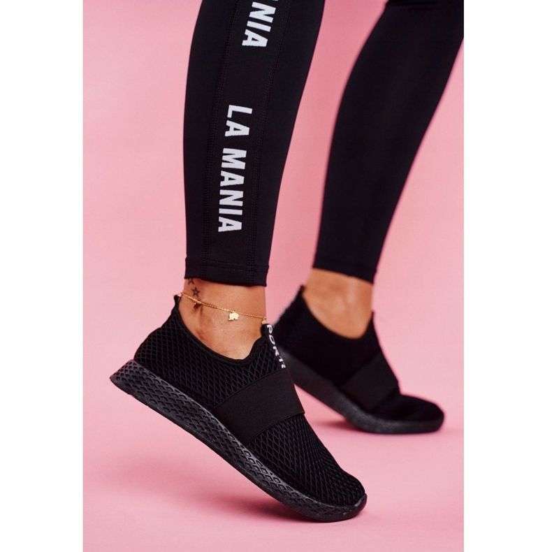 SEA Tênis feminino esportivo leve preto La Fiesta 1