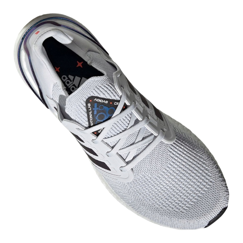 Sapatos adidas UltraBoost 20 M EG0695 branco multicolorido azul 3